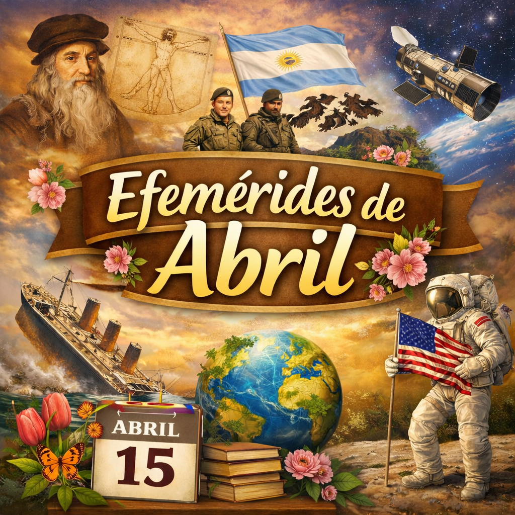 EFEMERIDES NACIONALES Y MUNDIALES DEL MES DE ABRIL